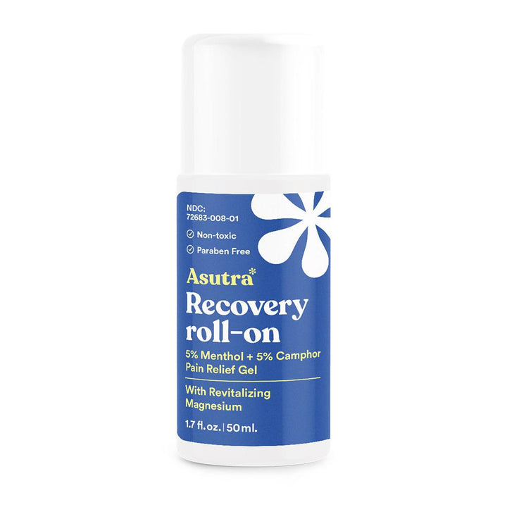 Asutra Recovery Roll On with Magnesium, Menthol, and Camphor