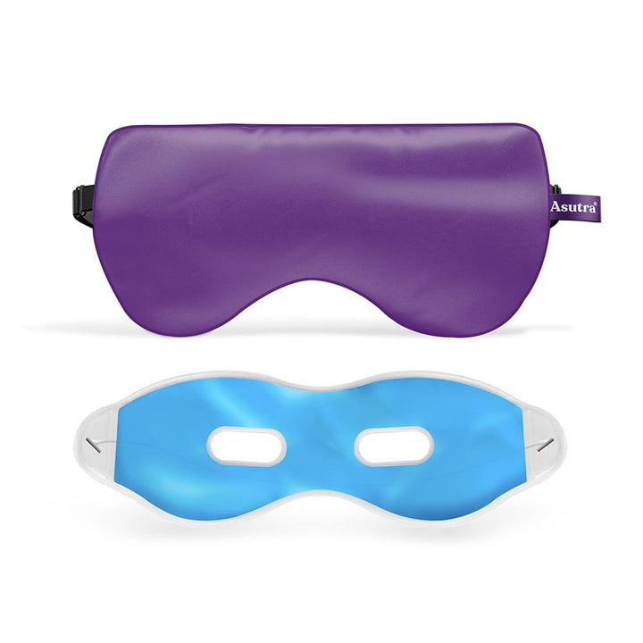 Asutra Silk Sleep Mask Set – Purple